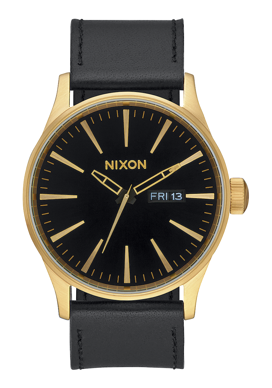 Sentry Leather - Gold / Black View 1