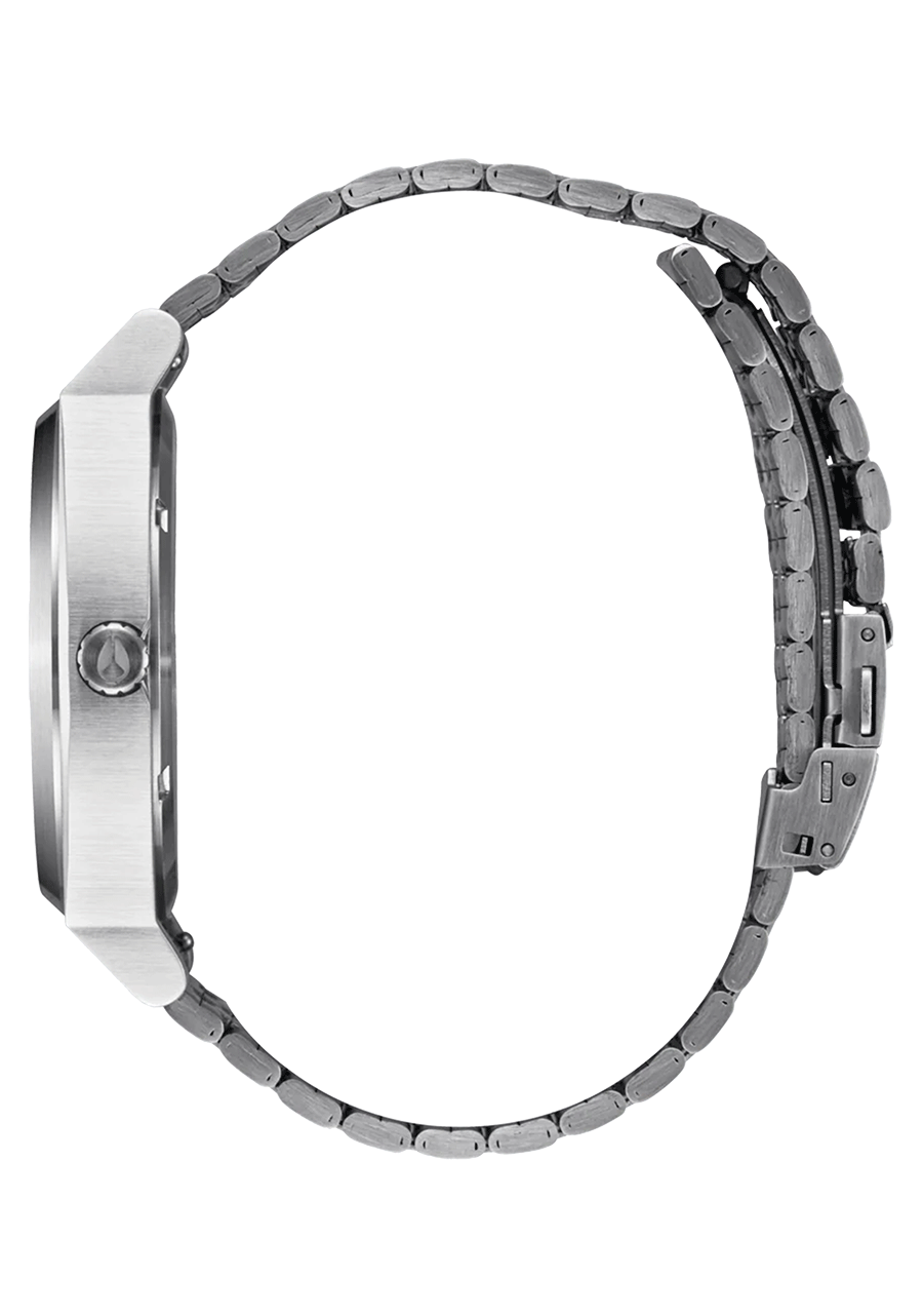 Time Teller Solar - Silver / Salmon View 3