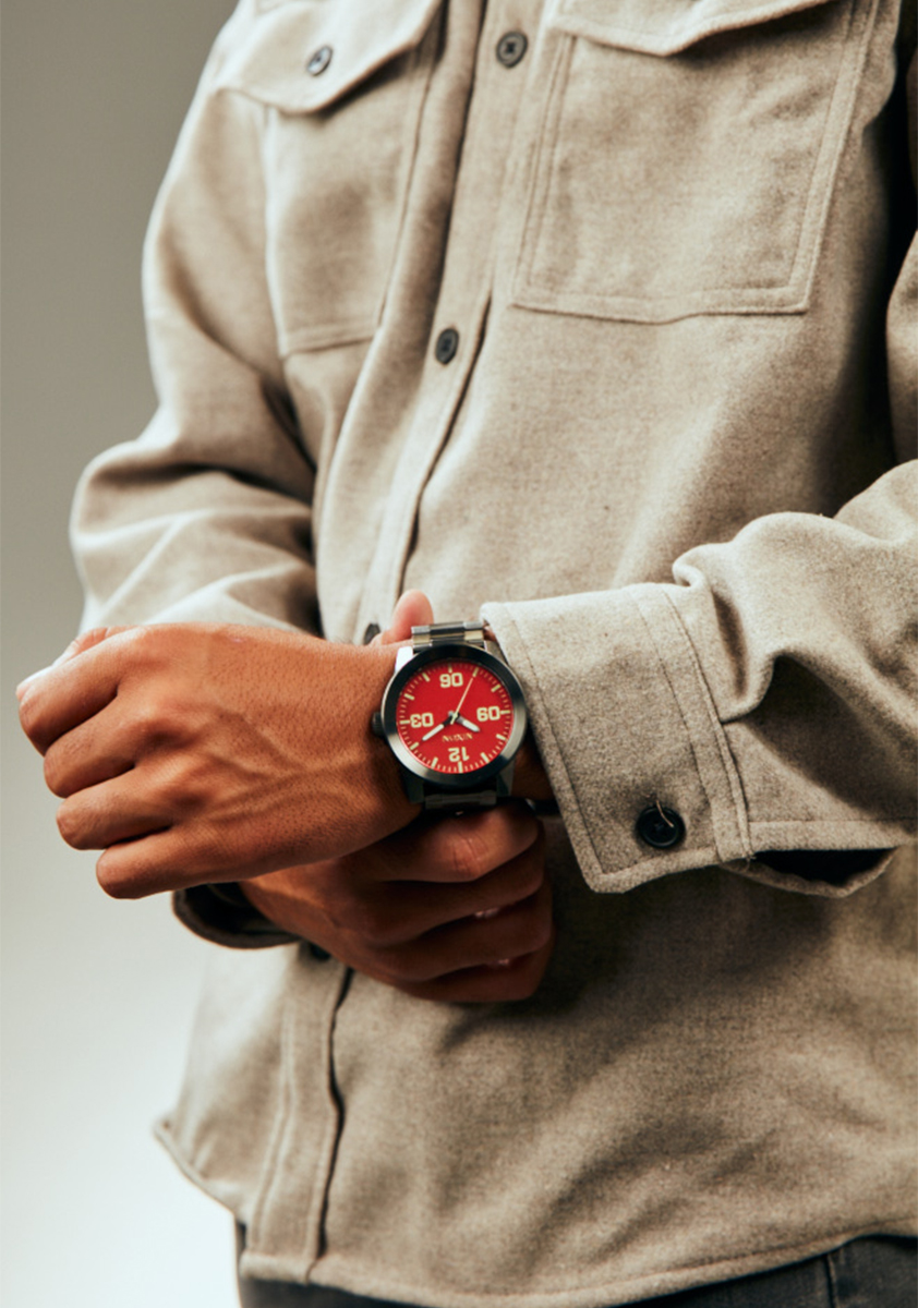 Corporal Stainless Steel - Red / Gunmetal View 6