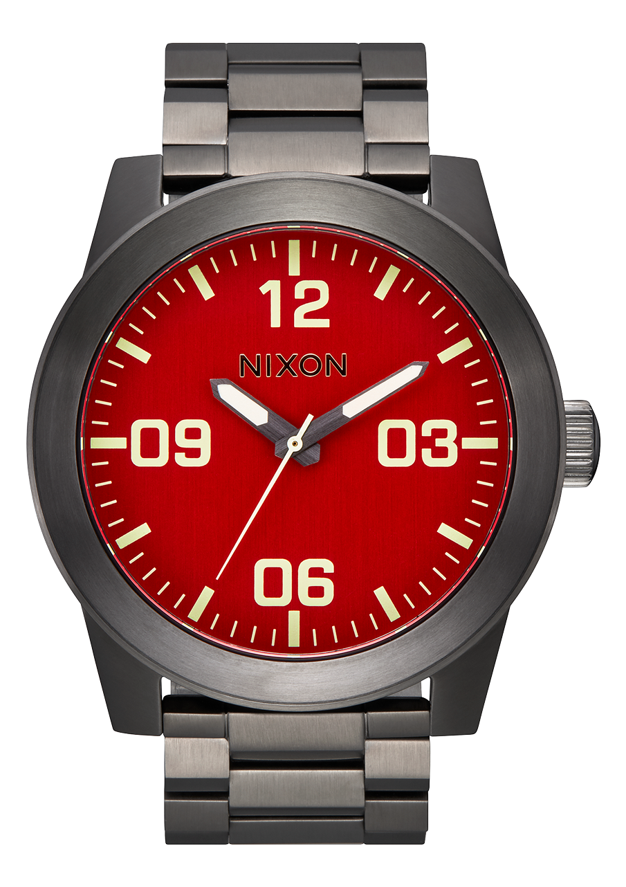 Corporal Stainless Steel - Red / Gunmetal View 1