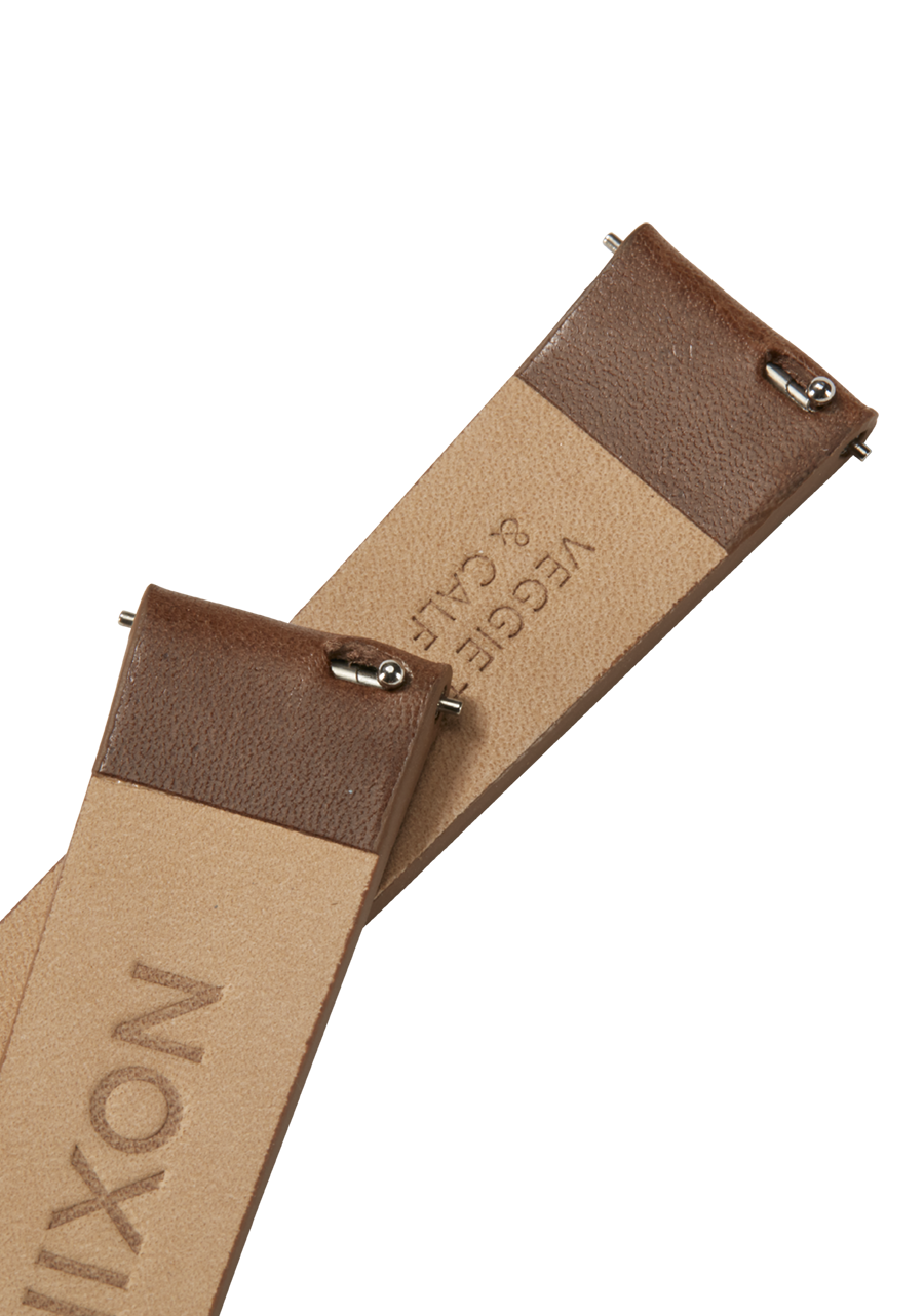 16mm Veg Tanned Leather Band - Olive View 4