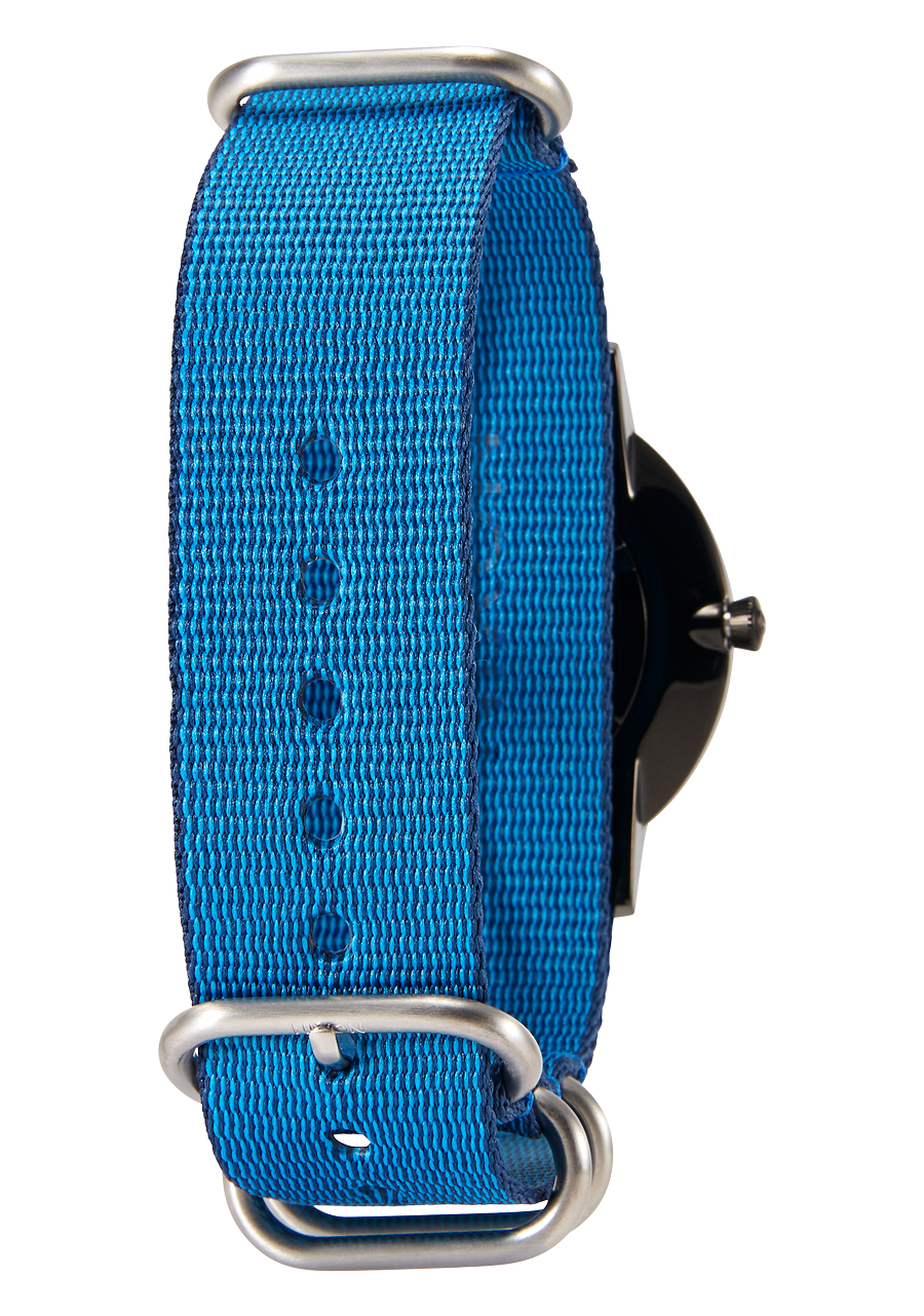 20mm Nylon #TIDE One Piece Band - Navy / Blue View 5