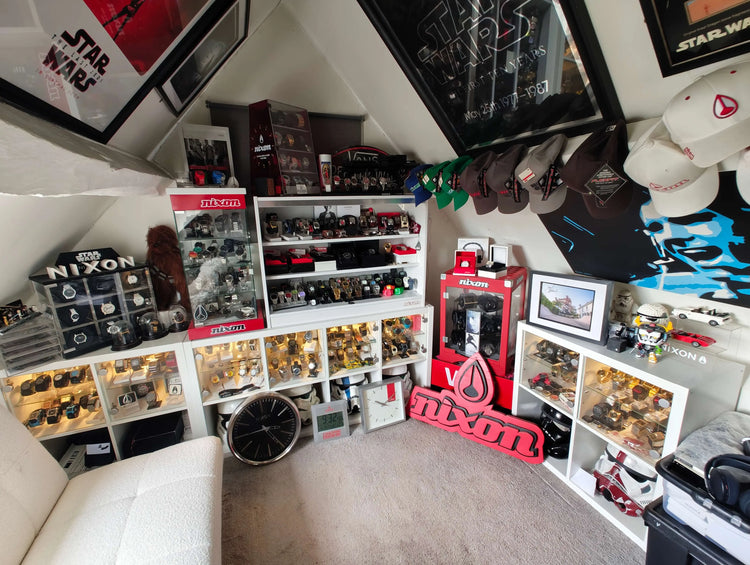 The complete Nixon watch and soft good collection of Nixon collector Karl Dix