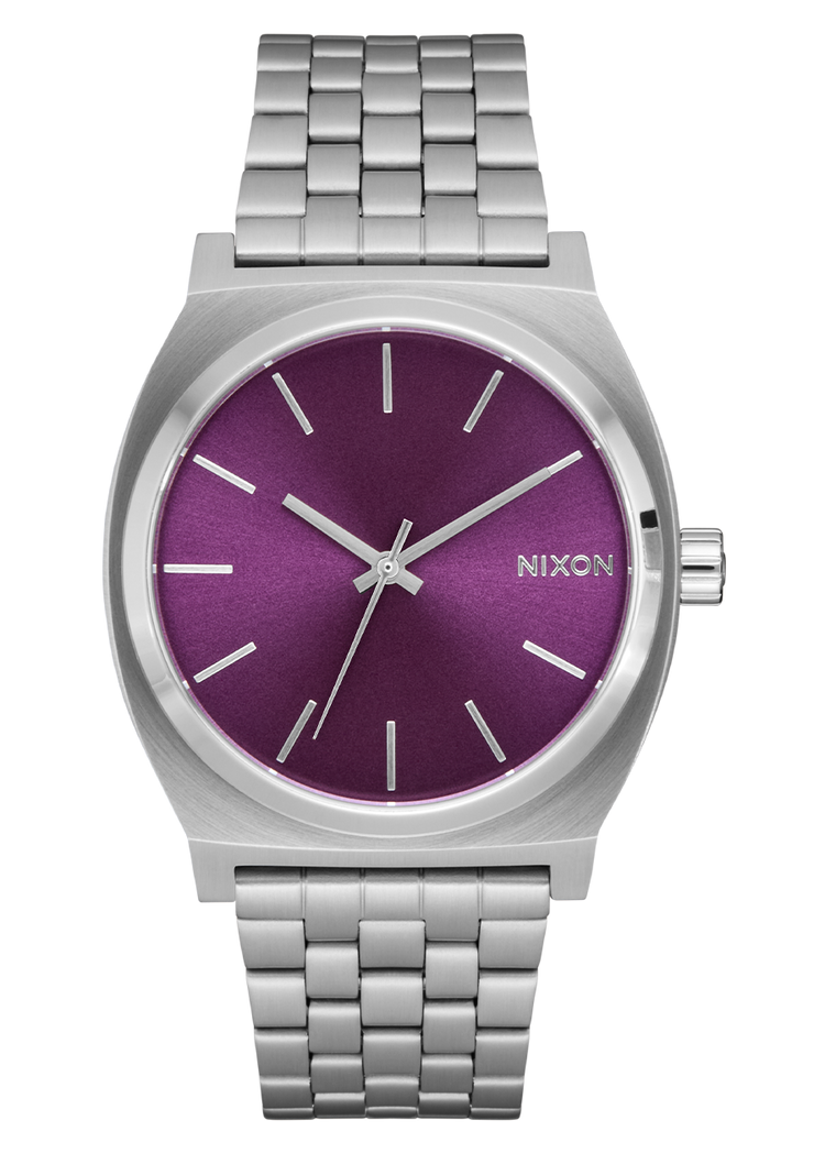 Time Teller - Silver / Purple Sunray