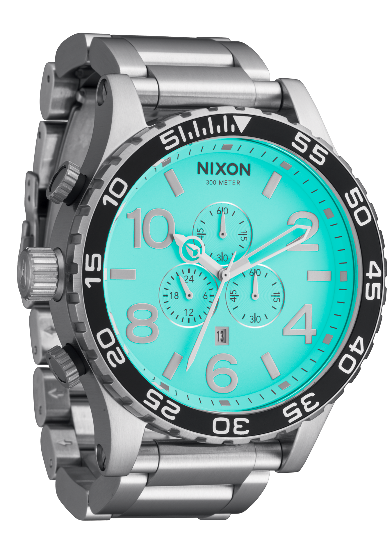 51-30 Chrono - Silver / Turquoise View 2