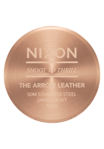 
Nixon Arrow Leather Watch - Analog - Rose Gold / Black - View 4