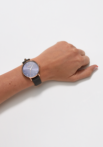 
Nixon Arrow Leather Watch - Analog - Rose Gold / Storm - View 5