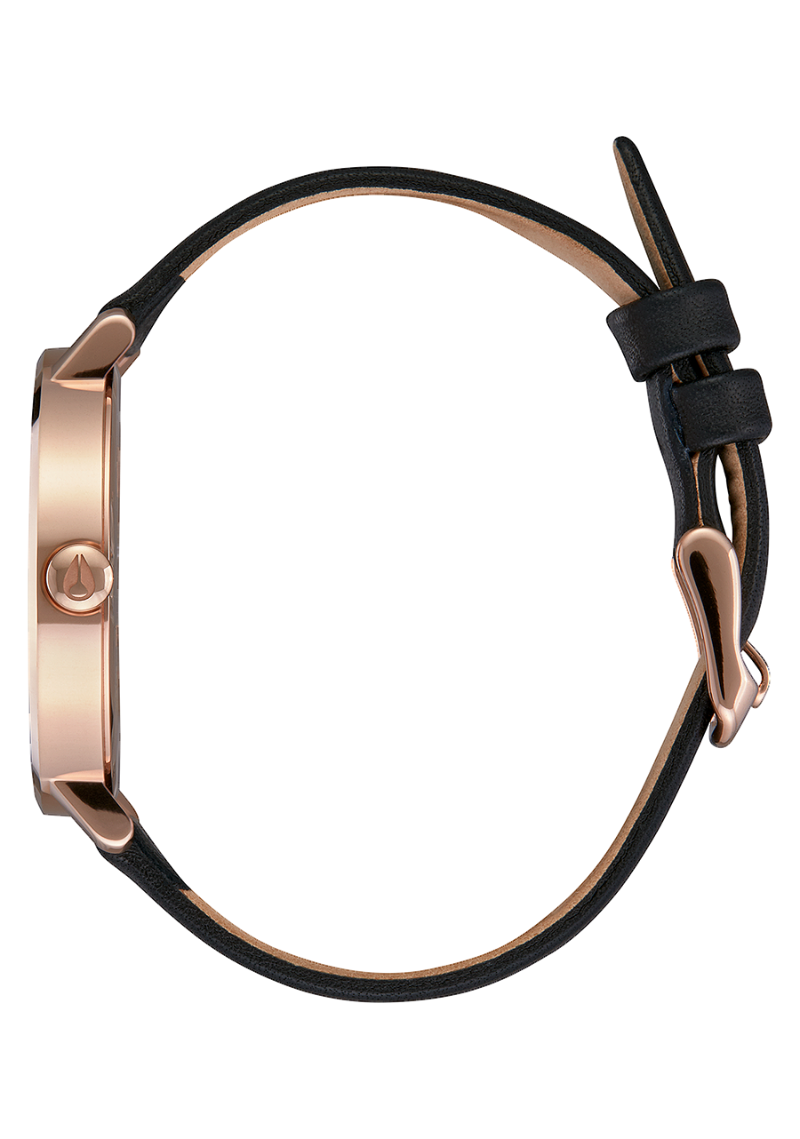 
Nixon Arrow Leather Watch - Analog - Rose Gold / Storm - View 2
