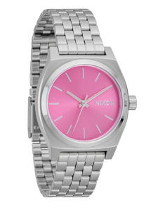 Medium Time Teller - Silver / Pink View 2