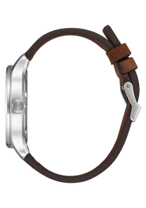 Patrol Leather - Silver / Brown View 2