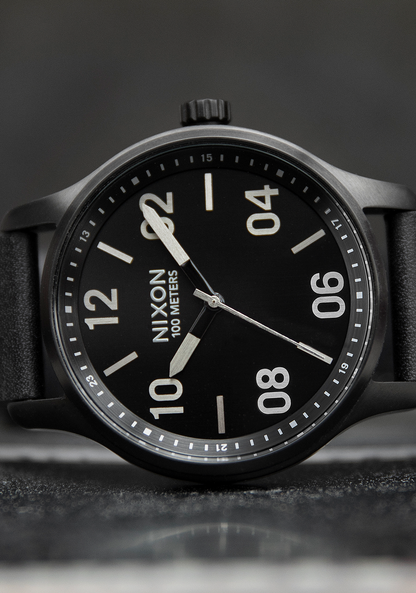 Patrol Leather - Black / Silver / Black View 7