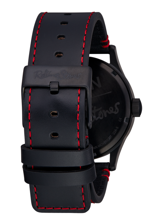 Rolling Stones Sentry Leather - All Black