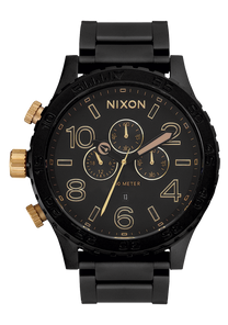 51-30 Chrono - Matte Black / Gold View 1