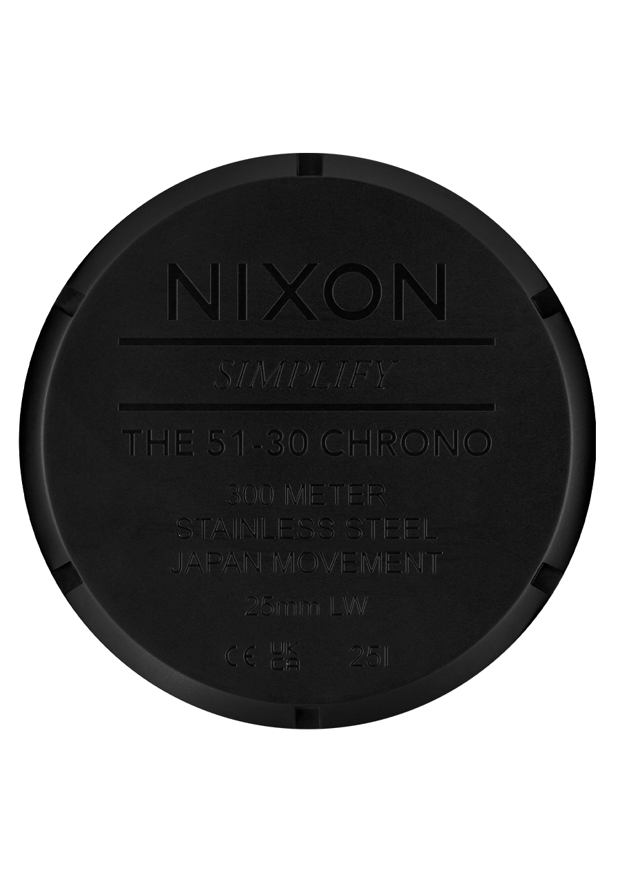 51-30 Chrono - Black / White / Black View 5