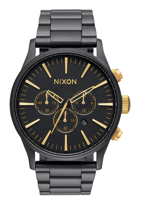 Sentry Chrono - Matte Black / Gold