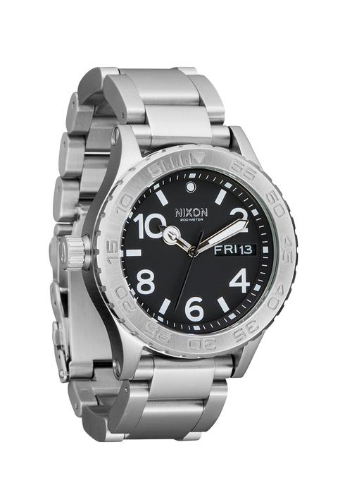 
Nixon 42-20 Watch - Analog - All Silver / Black - View 2