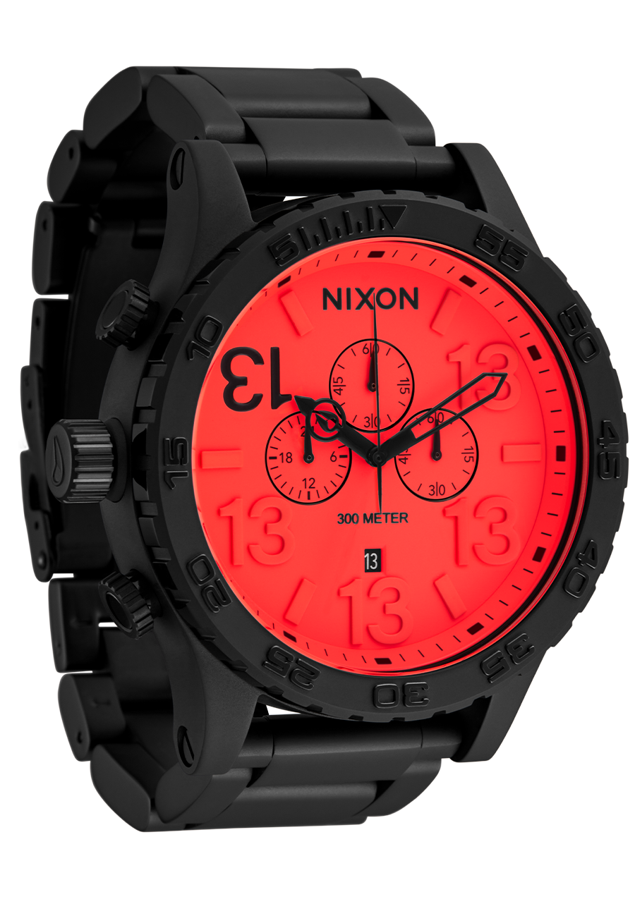 51-30 Chrono Friday the 13th Edition - Super Black / Neon Red / EU View 2