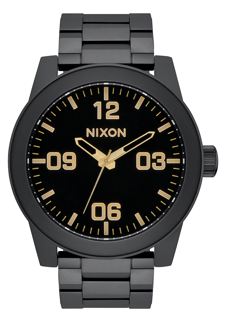 Corporal Stainless Steel - Matte Black / Gold