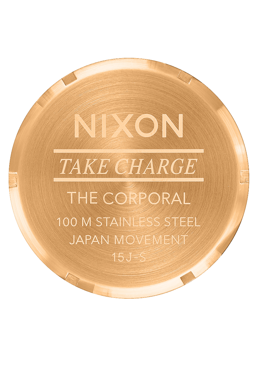 Corporal Stainless Steel - All Gold / Green Sunray View 5