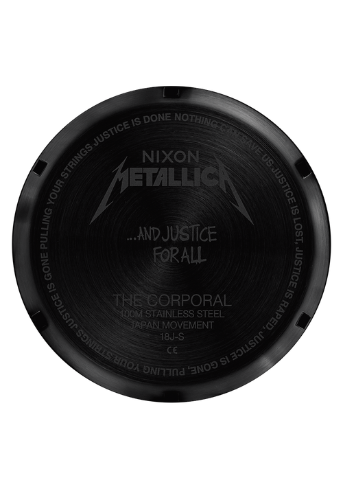 Corporal Stainless Steel - Black / And Justice For All