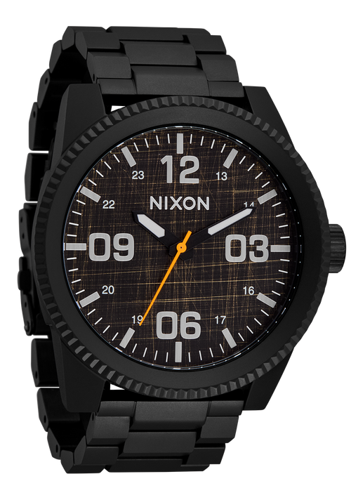 
Nixon Corporal Stainless Steel Watch - Analog - Super Black / Black Top - View 2