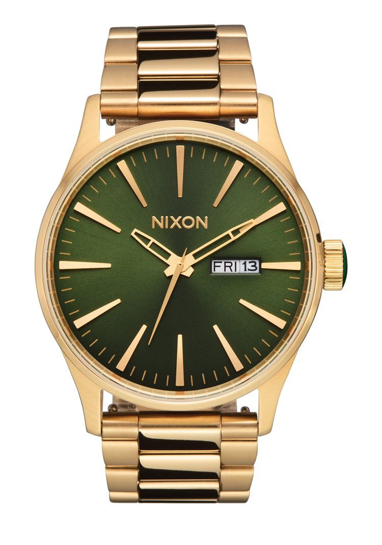 Sentry Stainless Steel - Gold / Green Sunray