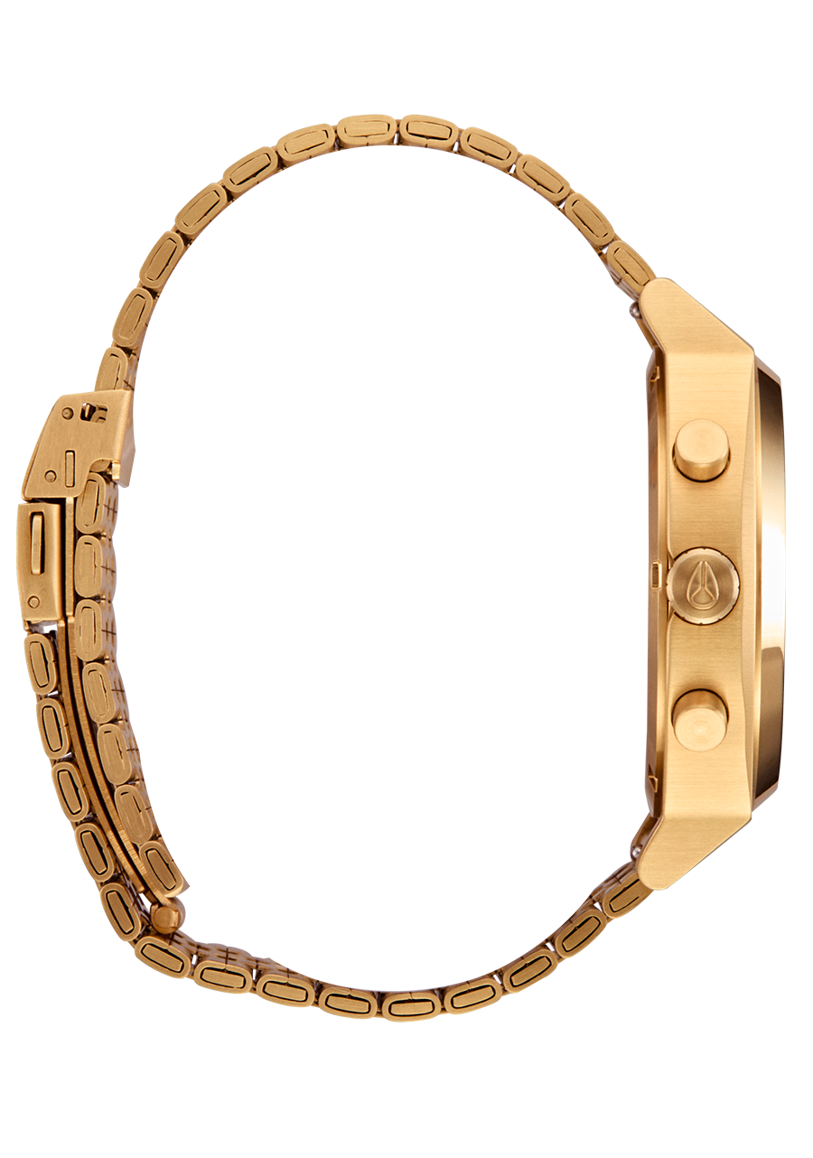 Time Teller Chrono - Gold / Green Sunray View 3