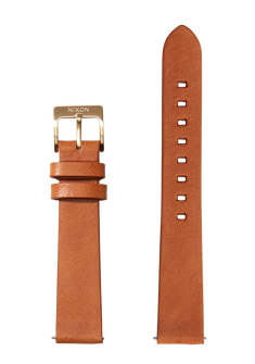 16mm Veg Tanned Leather Band - Saddle