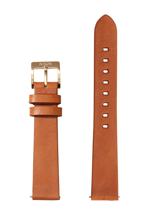 16mm Veg Tanned Leather Band - Saddle