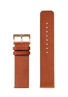 23mm Veg Tanned Leather Band - Saddle