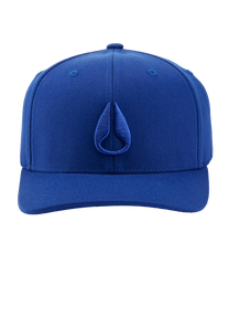 Deep Down Flexfit Athletic Fit Hat - Royal / Royal View 3