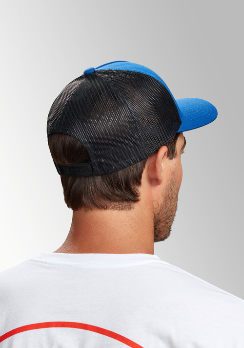 Iconed Trucker Hat - Royal / Black