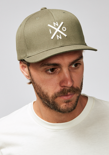 Exchange Flexfit Hat - Olive / Taupe View 6