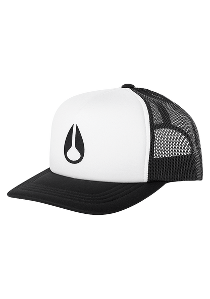 Byron Foam Trucker hat - White / Black View 1