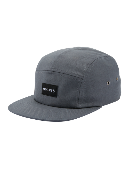 Mikey 5 Panel Hat - Gray