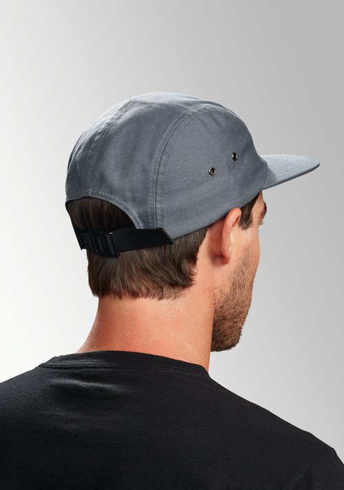 Mikey 5 Panel Hat - Gray