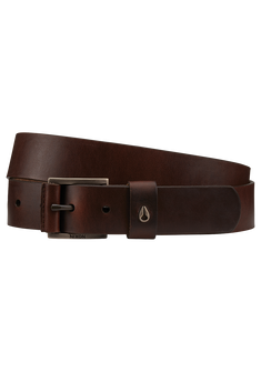 Americana Leather Belt - Dark Brown