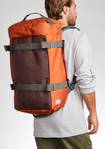 Escape 45L Duffel - Vintage Orange Multi View 9