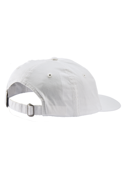 Agent Strapback Hat - White / Black View 2