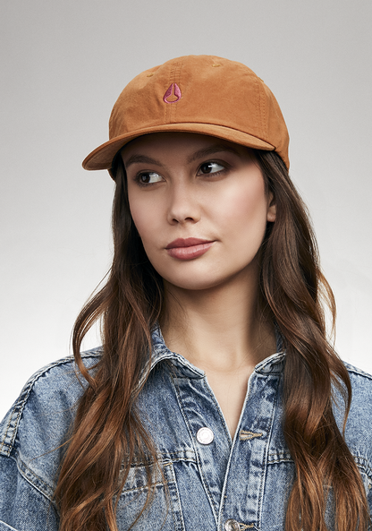 Agent Strapback Hat - Brown / Orchid View 7