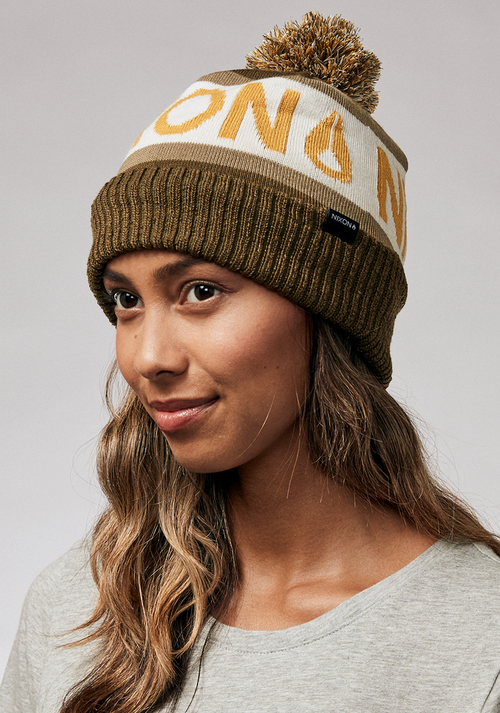 Teamster Beanie - Olive / Multi