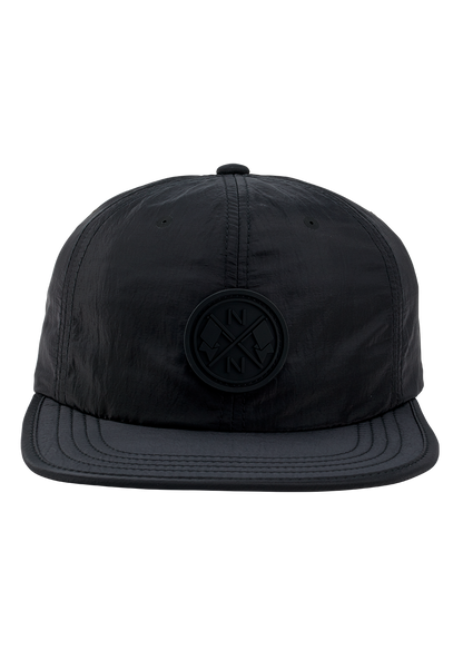 Flight Strapback Hat - Black View 3