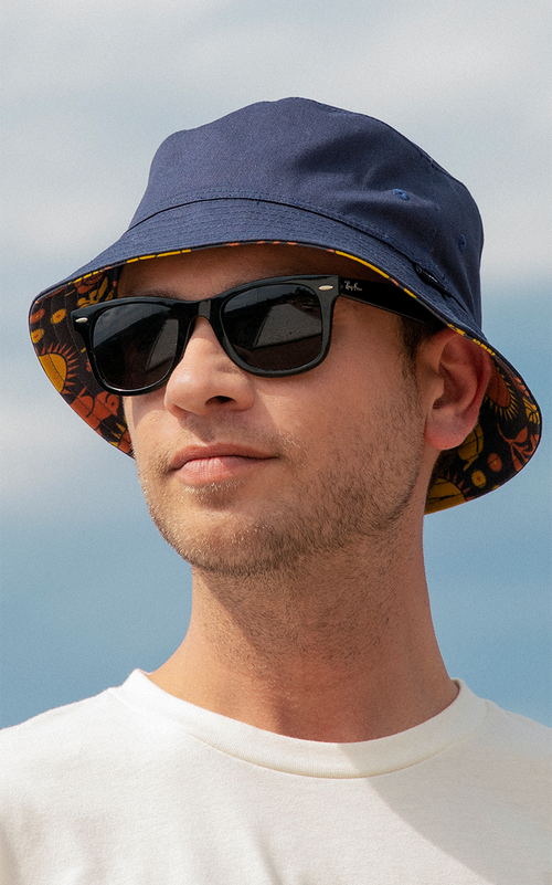 Undercover Bucket Hat - Navy / Multi