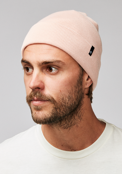 District Beanie - Pale Pink View 3