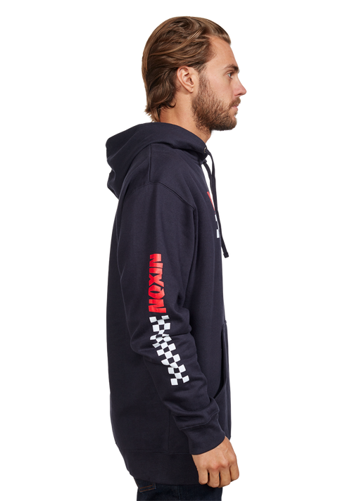 Circuit Hoodie - Navy / Red