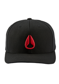 Deep Down Snapback - Black / Red View 3