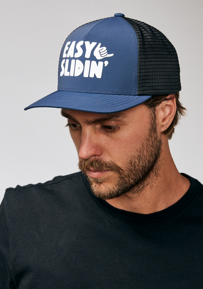 Slidin Trucker - Navy View 6