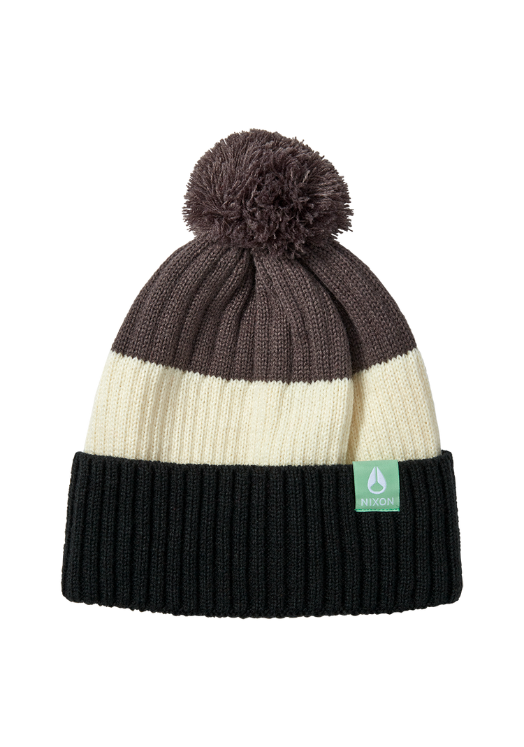 Schrader Pom Beanie - Gray / Black