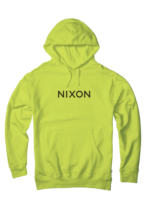 Wordmark Hoodie - Safety Green