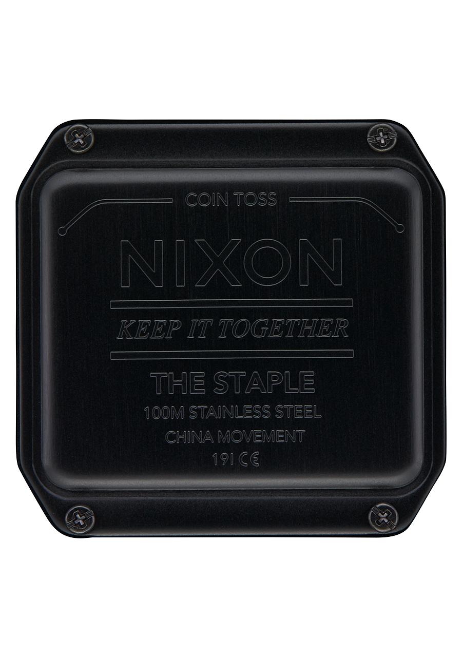 Nixon Staple Black / Gold View 4